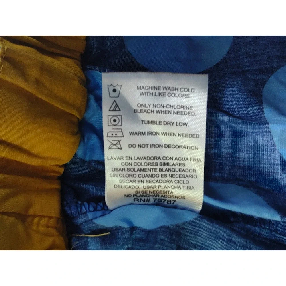 Georgia Tech Shorts Womens Size Medium Blue Lounge Shorts Draw String